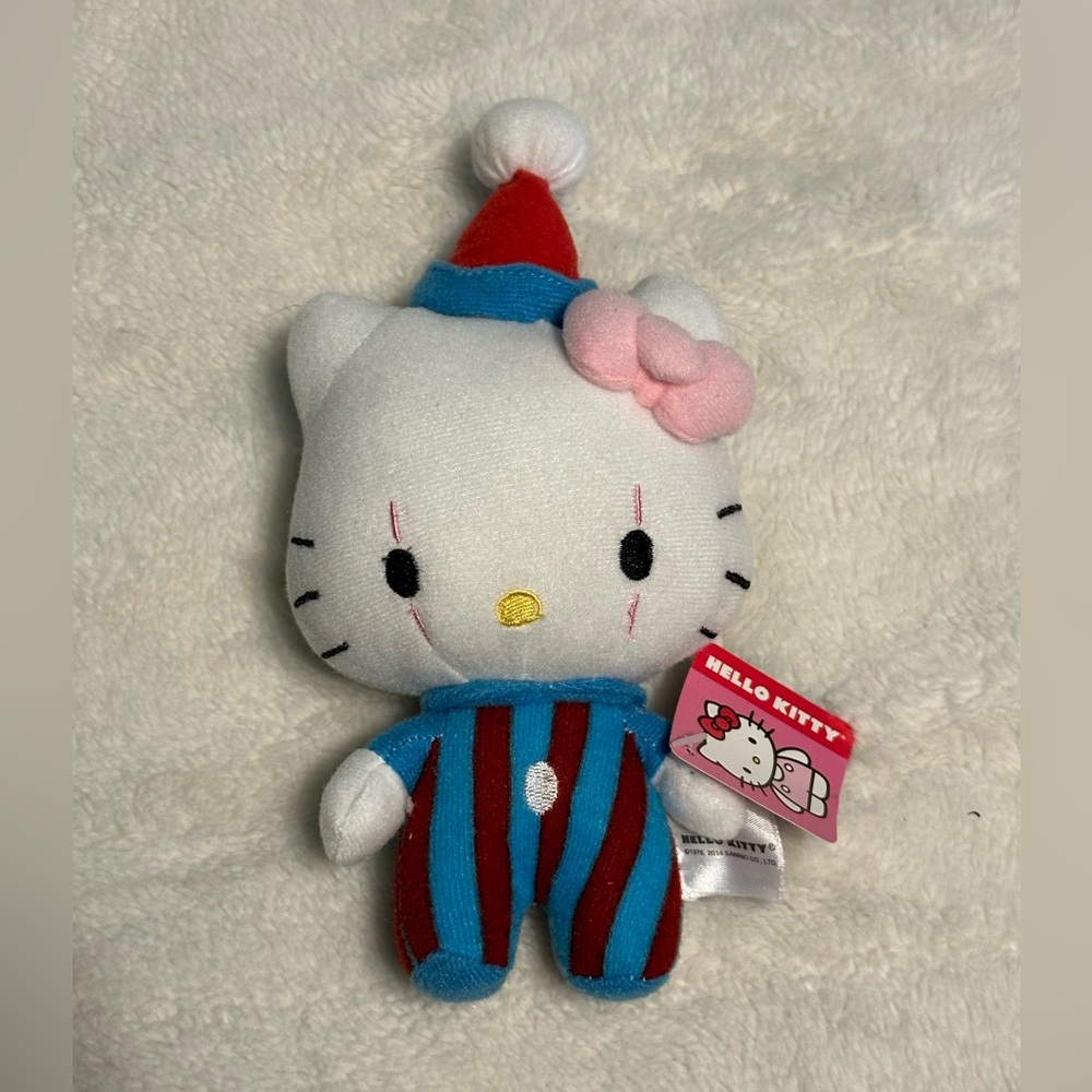 Hello Kitty Clown Plush